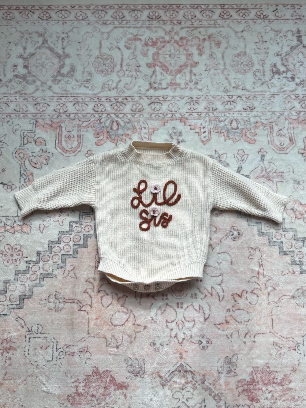 Lil Sis / Little Sister Sweater Romper